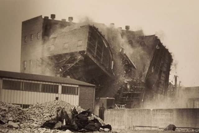 Portsmouth power station coming down about 1983