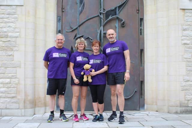 From the left are The Very Reverend David Brindley, Dean of Portsmouth; The Canon Debbie Sutton; The Reverend Dawn Banting and Canon Chancellor Peter Leonard