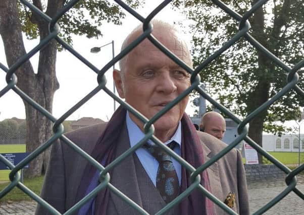 Sir Anthony Hopkins in Gosport during filming of the new Transformers film Picture: Liam Mitchell