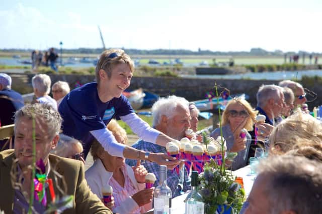 P13 CREDIT Emsworth Community Seafood lunch pic 3CREDIT: copyright John TweddellCommunity seafood lunch on Emsworth Quay 25 September 2016