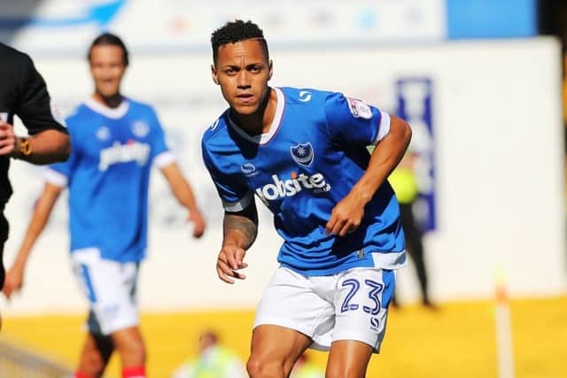Pompey forward Kyle Bennett Picture: Joe Pepler