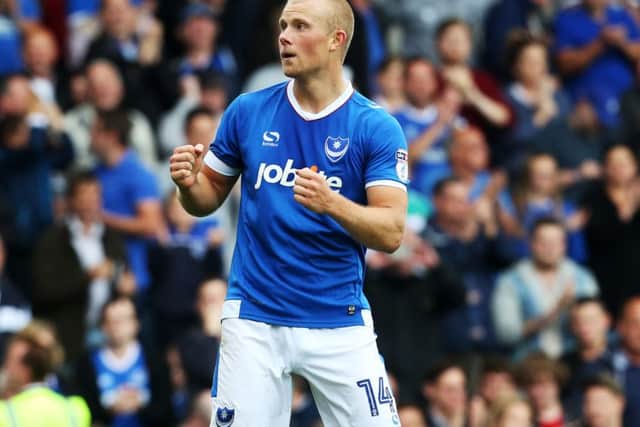 Pompey striker Curtis Main