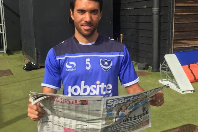 Danny Rose is one of a number of Pompey players signed up to write a player column in the new-look Sports Mail