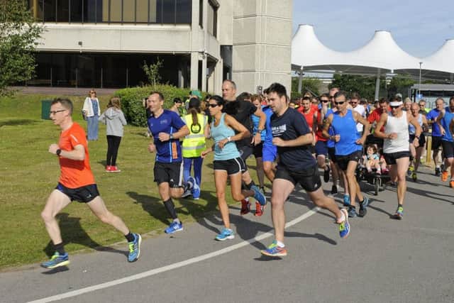 Parkrun in Cosham at North Harbour