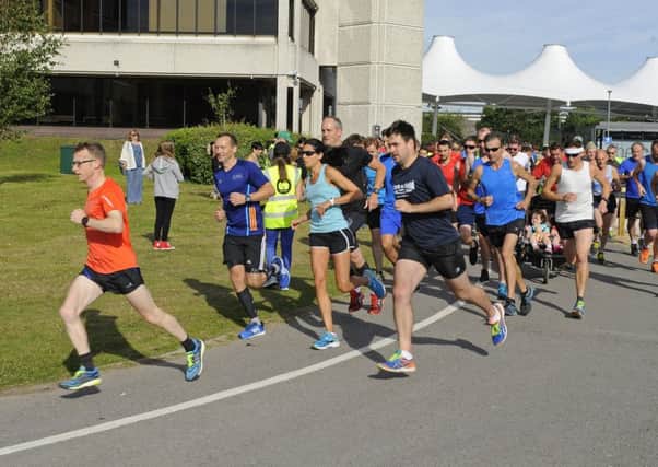 Parkrun in Cosham at North Harbour