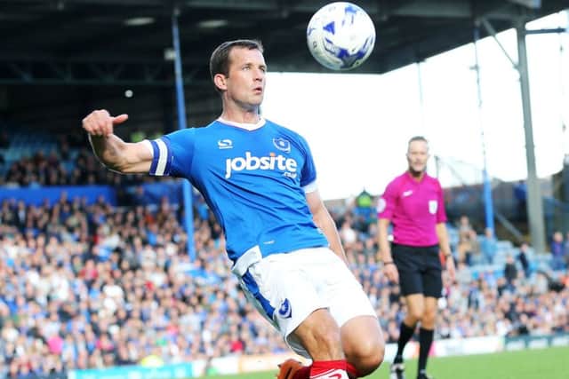 Pompey skipper Michael Doyle Picture: Joe Pepler