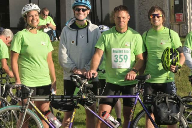 From left, Lucy Malenczuk, Rob Kelly, Mark Poston and Adam Threadingham