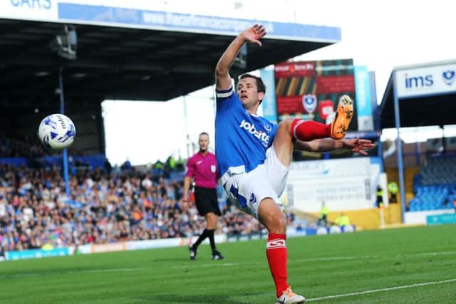 Pompey skipper Michael Doyle    Picture: Joe Pepler