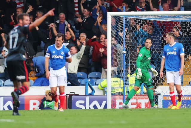 Pompey fell to their second defeat on the bounce against Doncaster Picture: Joe Pepler