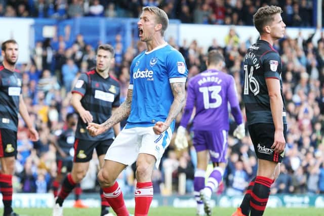 Pompey are in Checkatrade Trophy action against Reading Under-23s tonight Picture: Joe Pepler