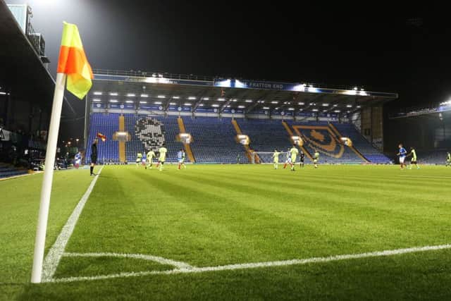 Pompey take on Reading in front of the lowest ever post-war crowd at Fratton Park. Picture: Joe Pepler