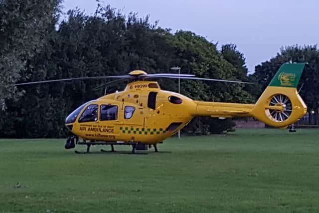 A cyclist was hit by a  car in Nobes Avenue, Gosport, on Tuesday, October 4, 2016Picture: pixeldogmedia PPP-160410-224555001