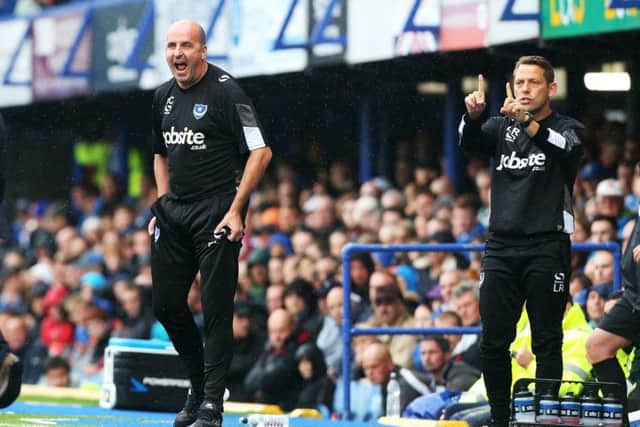 Pompey boss Paul Cook. Picture: Joe Pepler