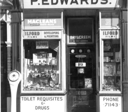 Diana Shaws fathers photographic shop at 90, Copnor Road.
