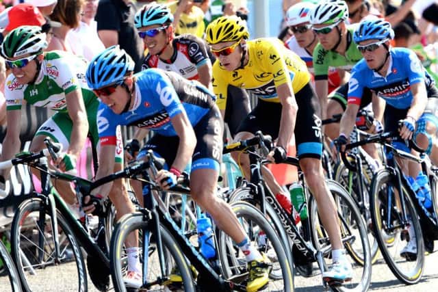 Riders in the Tour de France