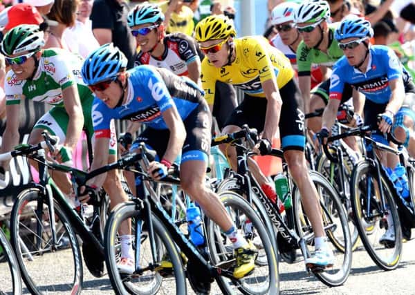 Riders in the Tour de France