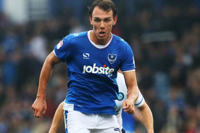 Pompey forward Kal Naismith Picture: Joe Pepler