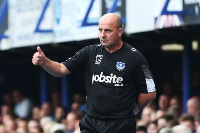 Pompey boss Paul Cook    Picture: Joe Pepler