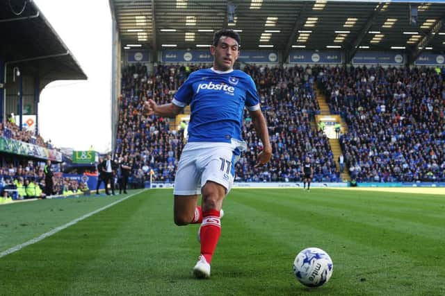 Pompey midfielder Gary Roberts Picture: Joe Pepler