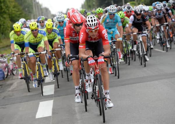 Action from the Tour de France in 2015