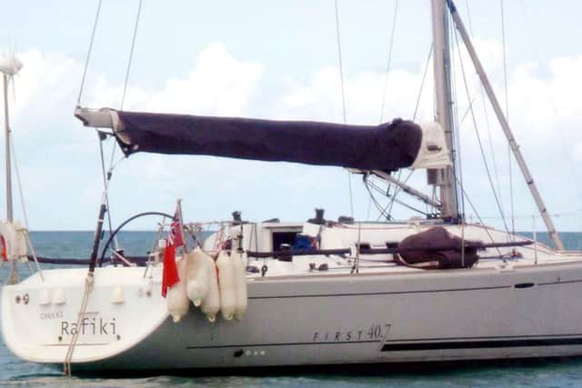 The Cheeki Rafiki yacht