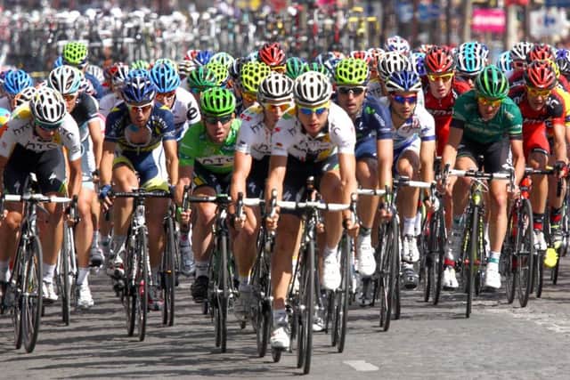 Riders on the Tour de France