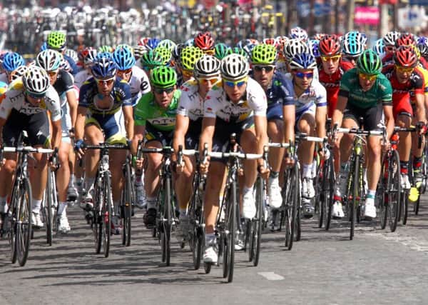 Riders on the Tour de France