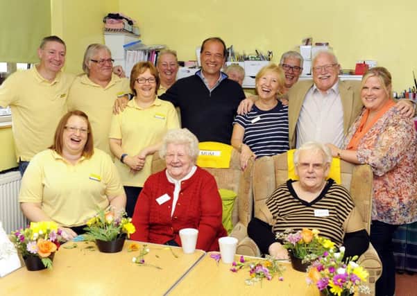 Meon Valley MP George Hollingbery visited The Sunshine Day Centre in Jubilee Road Waterlooville on Friday to look at facilities and meet with staff and residents in the wake of a lack of facilities and space for elderly people in Waterlooville 

Picture by:  Malcolm Wells (161007-9437)