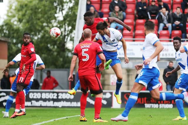 Christian Burgess heads home on 57 minutes Picture: Joe Pepler