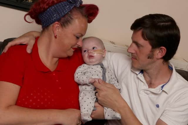 Kate and Andy Goodall with baby Jacob