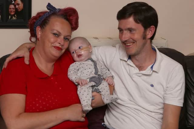 Andy and Kate Goodall with baby Jacob Picture: Habibur Rahman (161387-66)