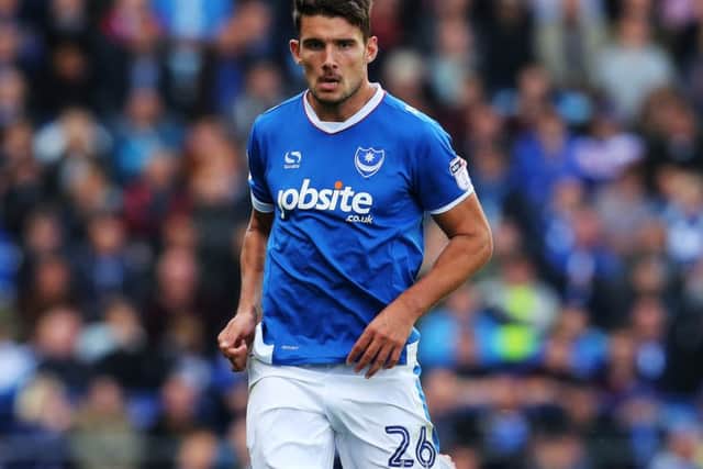 Pompey midfielder/defender Gareth Evans Picture: Joe Pepler