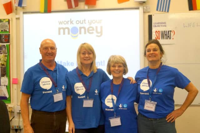 Work Out Your Money mentors David, Fiona, Brenda and Anita