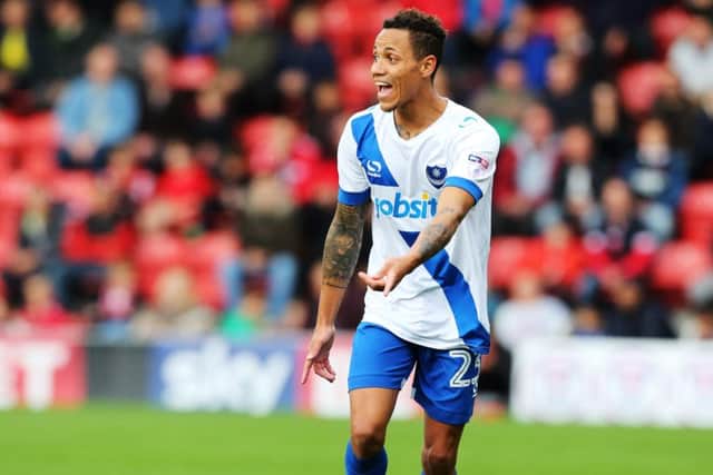 Kyle Bennett in action against Leyton Orient on Saturday Picture: Joe Pepler