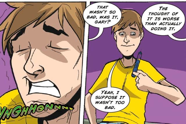 A still from Comic Book Diabetes