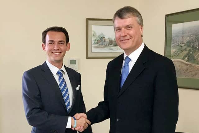 Chris Wood and Sean Woodward after Cllr Wood jumped ship to the Tories from Ukip