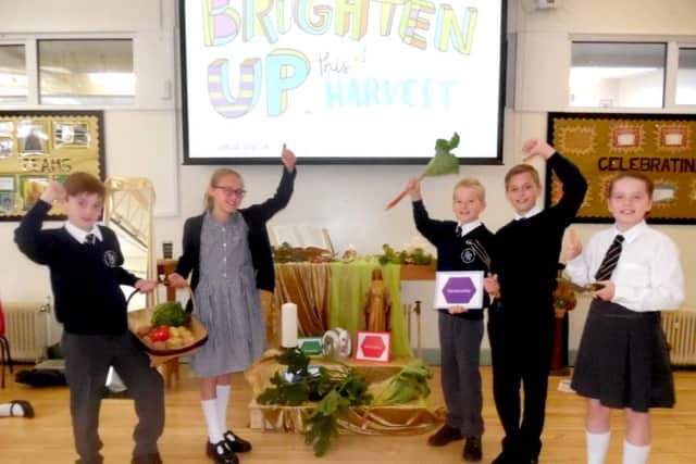 Pupils at St Thomas More's Catholic Primary School, in Bedhampton, who have started a gardening club