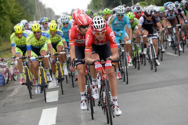Action from the Tour de France in 2015