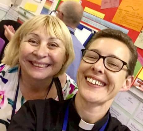 St John's School governors Julie Renn, left, and the Rev Carrie Thompson, chair of governors.