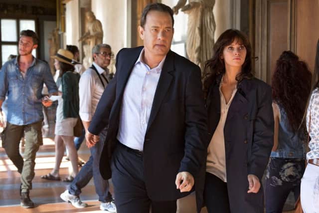 Langdon (Tom Hanks) and Sienna (Felicity Jones). PA Photo/Sony.