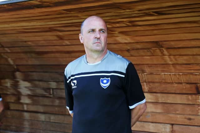 League two Play-Off semi-final 2nd leg - Plymouth Argyle vs Portsmouth - 15/05/16
Portsmouthâ¬"s Manager Paul Cook PPP-160516-135459002