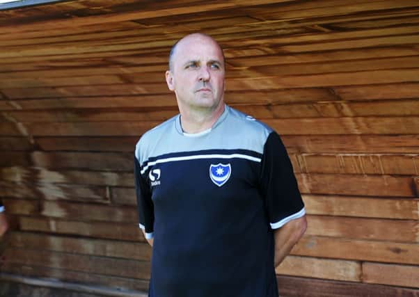 League two Play-Off semi-final 2nd leg - Plymouth Argyle vs Portsmouth - 15/05/16
PortsmouthÃ¢Â¬"s Manager Paul Cook PPP-160516-135459002