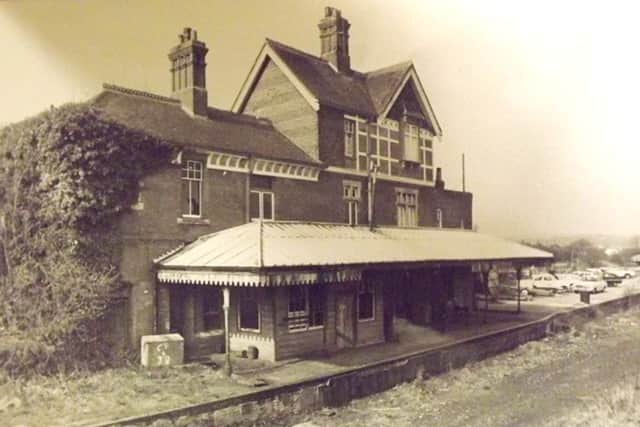 Lavant station on the Chichester to Midhurst branch line, about 1972