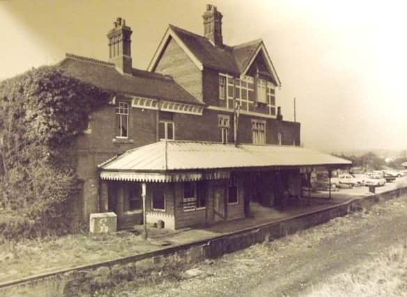 Lavant station on the Chichester to Midhurst branch line, about 1972