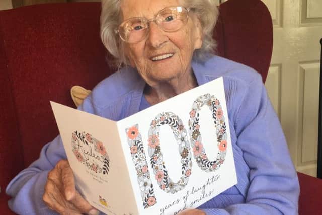 Mollie Martin, also known as 'nanny Mol', received lots of birthday cards. Picture: Tamara Siddiqui.