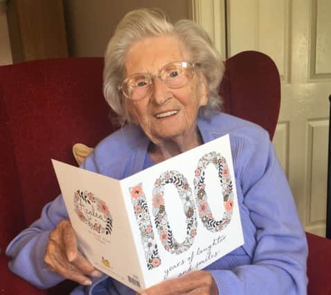 Mollie Martin, also known as 'nanny Mol', received lots of birthday cards. Picture: Tamara Siddiqui.