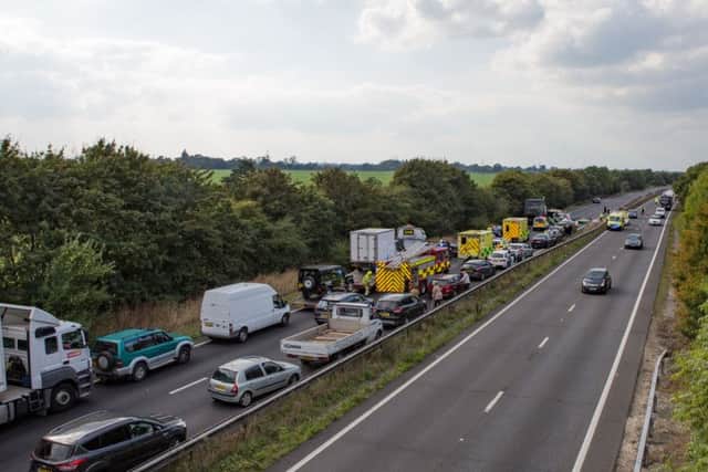The driver of the lorry died at the scene, police said. Picture: youreventphotography.uk