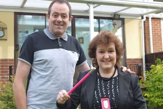 Magician Nikki Stapleford with husband and fellow magician Roy Charles