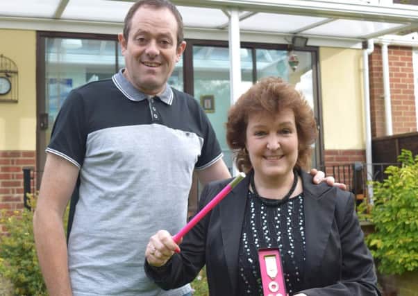 Magician Nikki Stapleford with husband and fellow magician Roy Charles