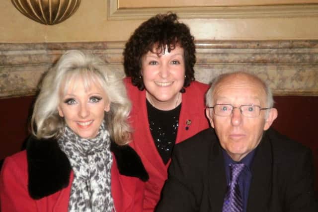 Nikki Stapleford with Paul Daniels and Debbie McGee